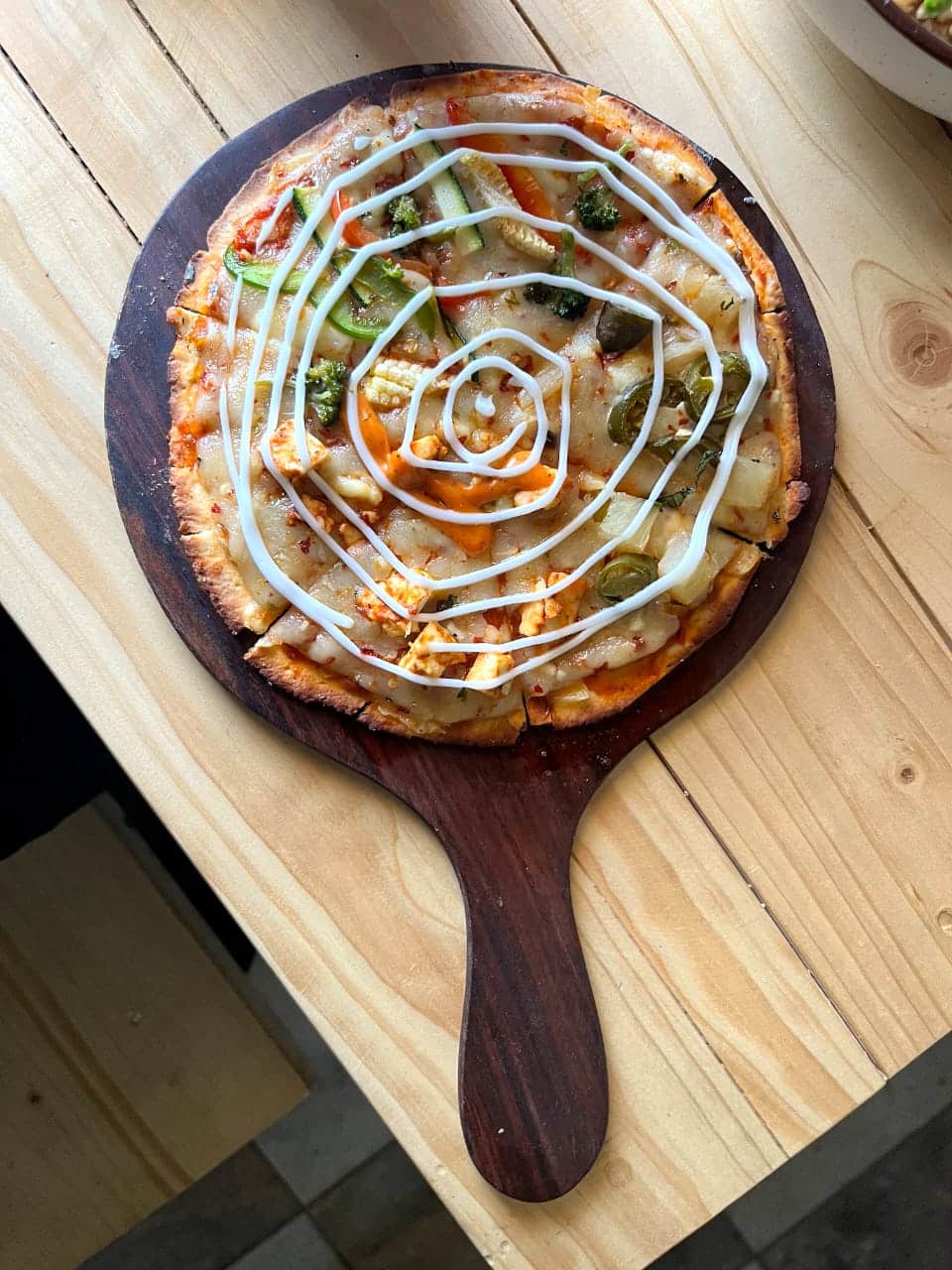 Pesto Veggie Pizza